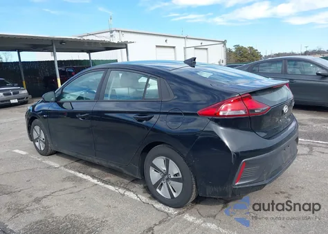 2020 Hyundai Ioniq Hybrid Blue из США, поврежденный, VIN KMHC65LC3LU220160